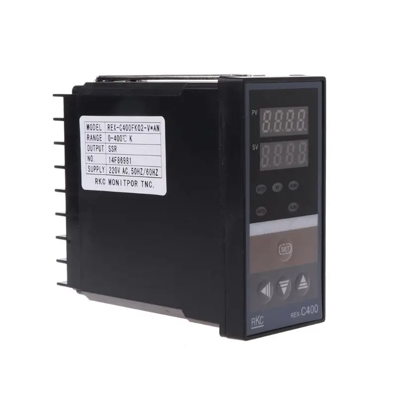

PID Digital Temperature Controller REX-C400 K Input Relay SSR Output Thermostat