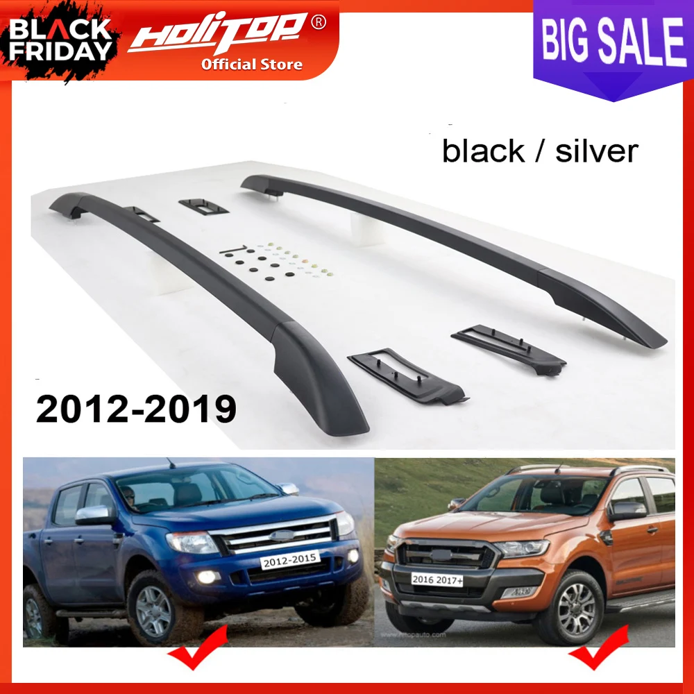 Новое поступление для Ford Ranger OE багажные брусья, Рейлинги на крышу, алюминиевый сплав, установка винтами не клеем, поставщик качества