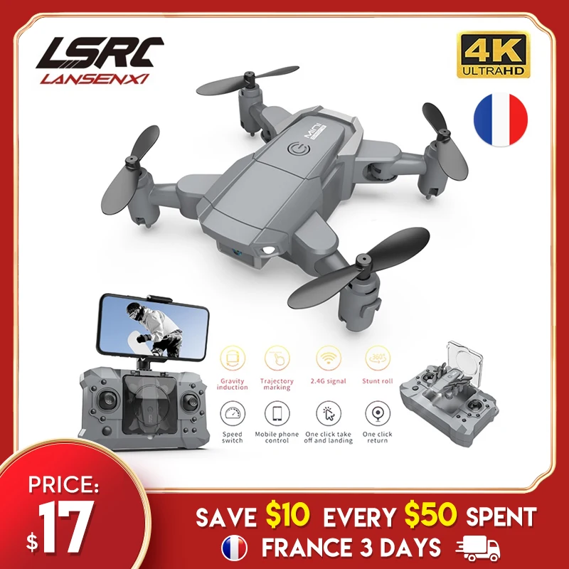 lsrc ky905 мини дрон 4k камера hd складно