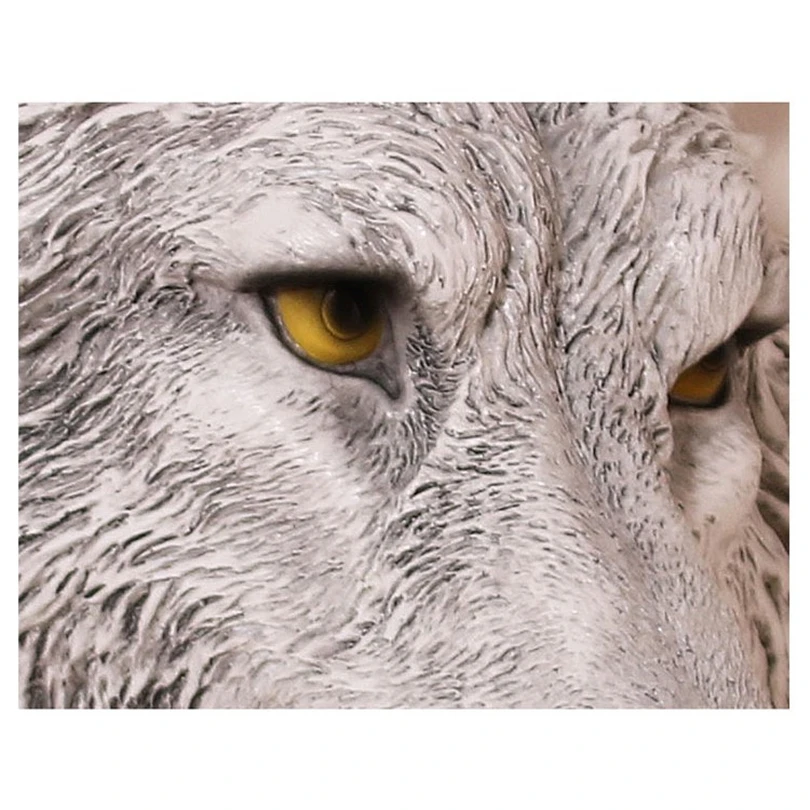 Настенный винтажный светильник с волком из смолы для гостиной спальни