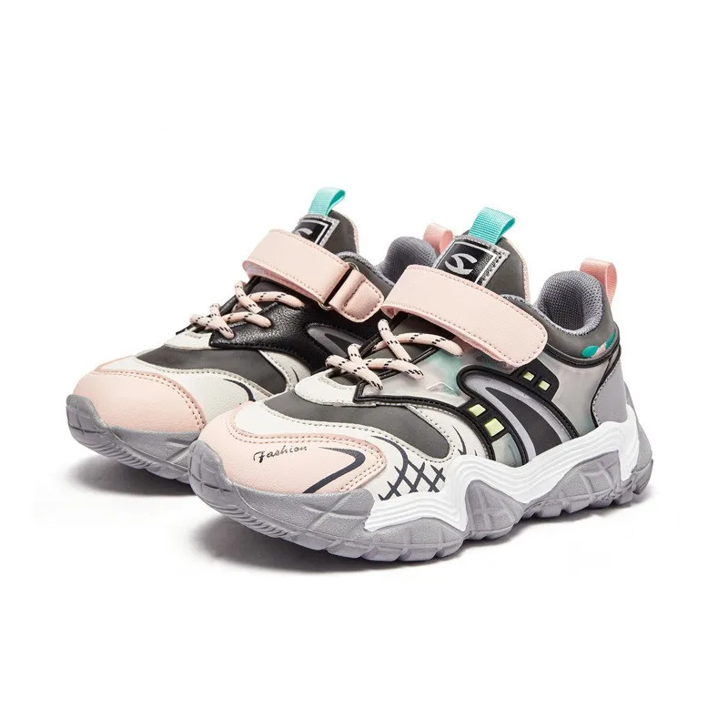 

Children's Shoes Sneaker 2021 Autumn New Youth Leisure Sports Casual Boys Running Girls Shoes Daily Wear Non-slip Size 26-37