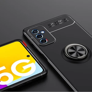 for samsung galaxy m52 5g case metal ring silicone shockproof matte case for galaxy m52 5g cover for galaxy m52 5g m32 m22 a22 free global shipping