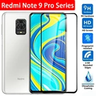 Закаленное стекло с полным покрытием для Xiaomi Redmi Note 9S, Защита экрана для красного Mi Note 9 Pro Max Note9 S 9pro 9H, защитная пленка