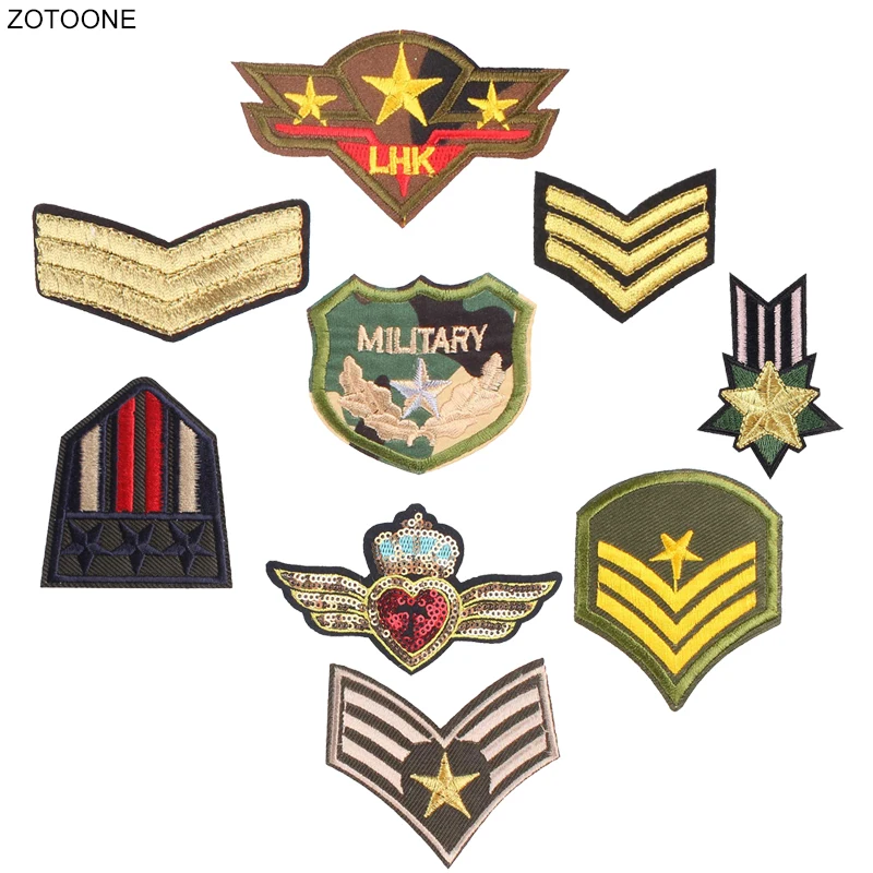 Термоклейкая Военная нашивка ZOTOONE армейские нашивки для одежды футболки значки с