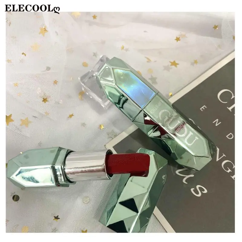 

ELECOOL Waterproof Matte Velvet Glossy Lip Gloss Lip stick Sexy Red Lip 8 Colors Women Fashion Lipstick Makeup Christmas Gifts