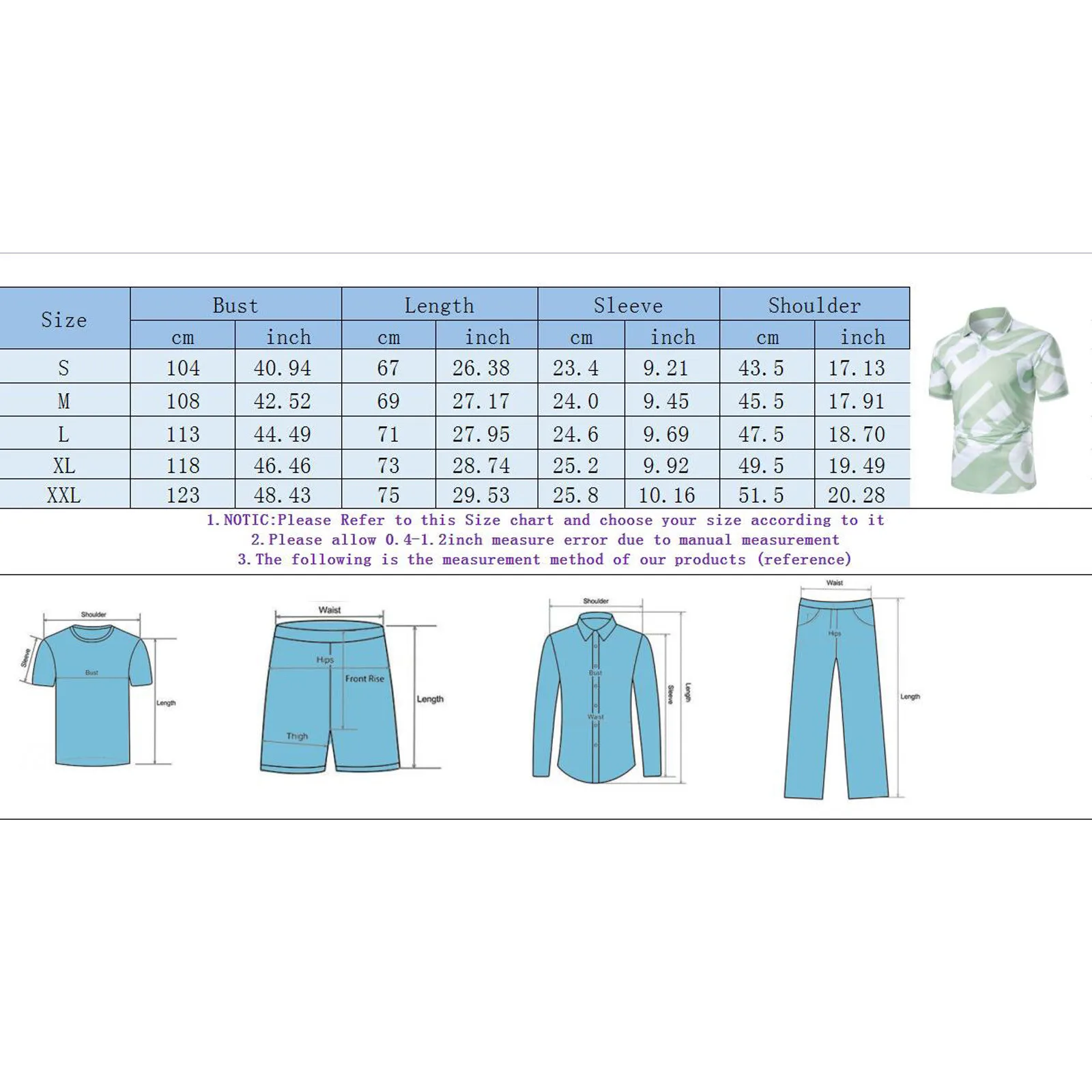 

Fresh and Natural Green 3D Printed T-Shirt Men 2021 Summer New Fashion Casual Stitching Short-Sleeved Shirt Short Sleeved Tees