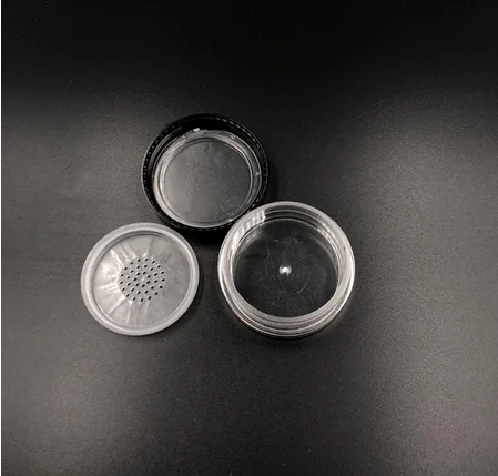 50 шт. 10 г портативная банка для рассыпчатой пудры со встроенным мерцающим