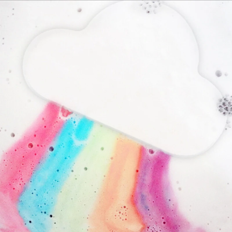 160 г Рекомендуемые облака Радуга соль для ванны Отшелушивающий увлажняющий