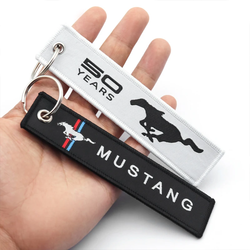 Автомобильный брелок для ключей с Mustang 50 год памятная ограниченное подвеска