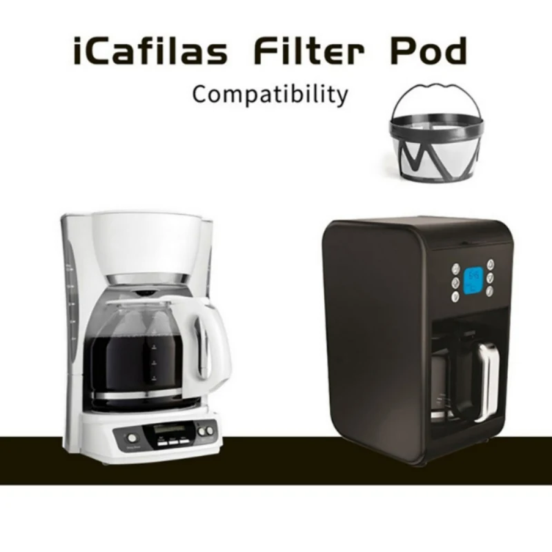 Корзина для фильтра кофе точность PP + 304 нержавеющая сталь эспрессо Бытовая