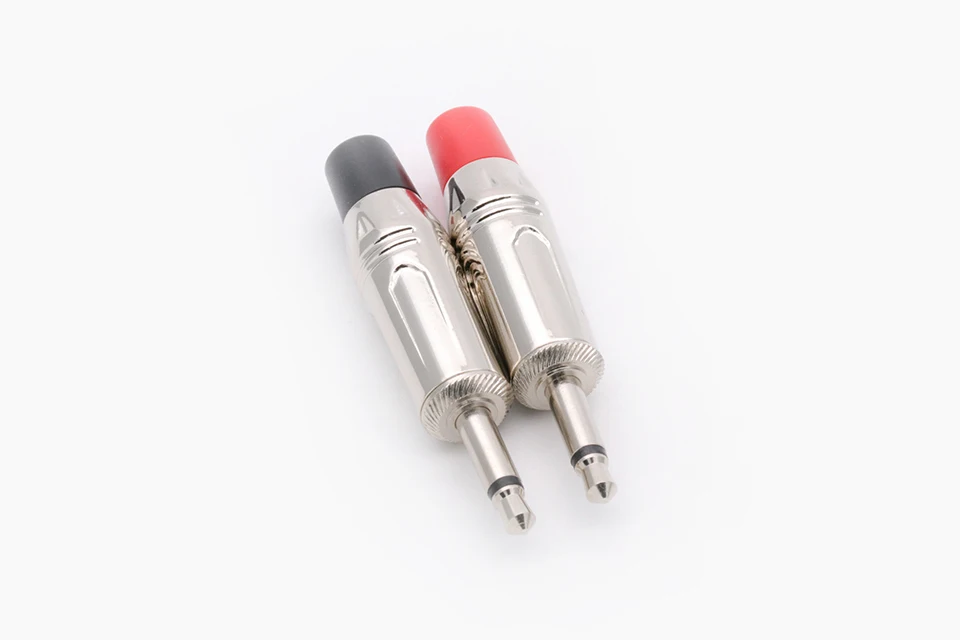 Conector de Fio de Solda Fone de Ouvido Prata Mono Macho Plug Niquelado 2 Pinos Faça Você Mesmo Jack 100 Pçs 3.5mm 9 High Quality Renovação da Casa