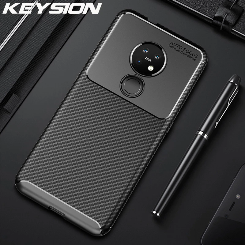Чехол KEYSION для телефона Nokia 7 2 6 4 3 X71 силиконовая Противоударная задняя крышка из