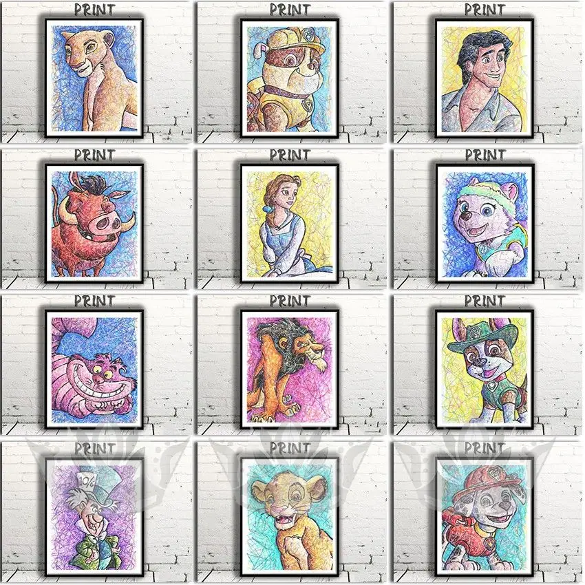 Алмазная 5D картина из мультфильма Король Лев | Дом и сад