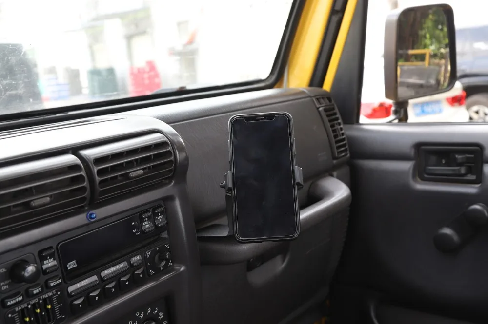Держатель для телефона+ держатель для мобильного телефона для Jeep Wrangler TJ 1997-2006 аксессуары для салона автомобиля для iphone samsung Xiao Mi