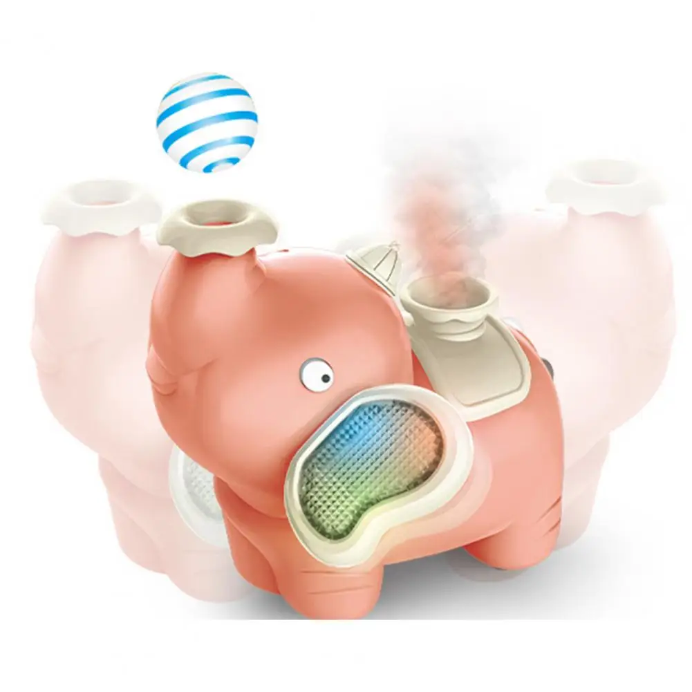 

Humidifier Electric Musical Light Effect Walking Elephant Blowing Floating Ball Humidifier for Kids