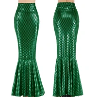 sexy mermaid high waist fishtail maxi skirt