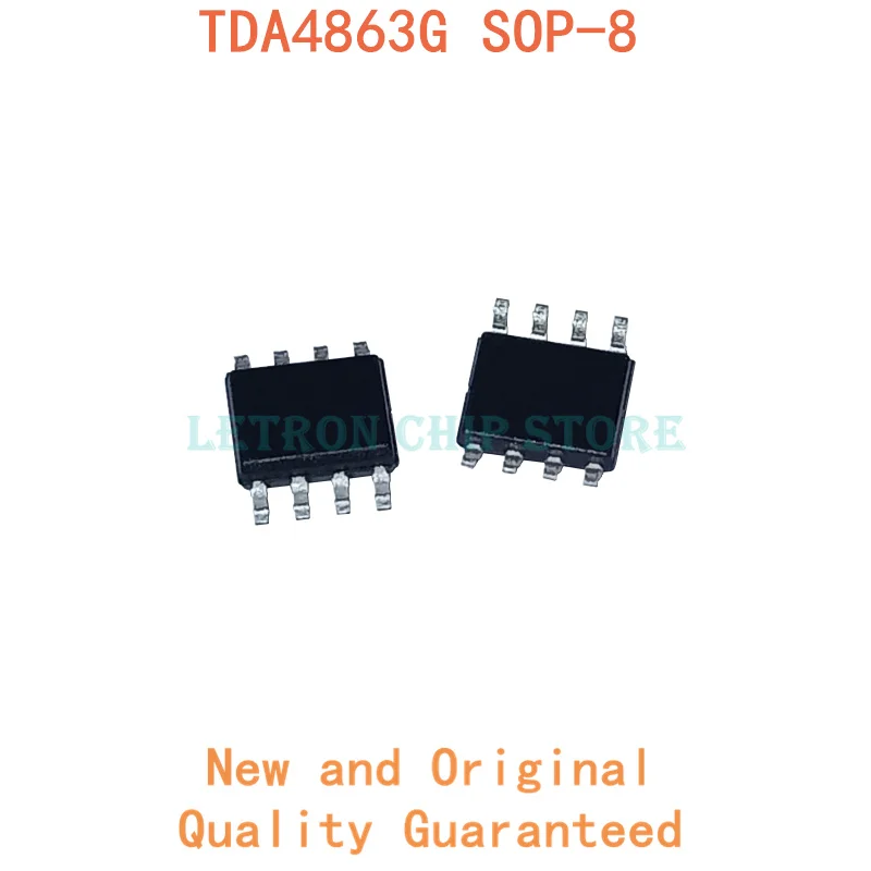 

10 шт., TDA4863G, SOP8, TDA4863, SOP-8, TDA4863-2G SOP 4863-2, SOIC8, SOIC-8 SMD, новый и оригинальный IC