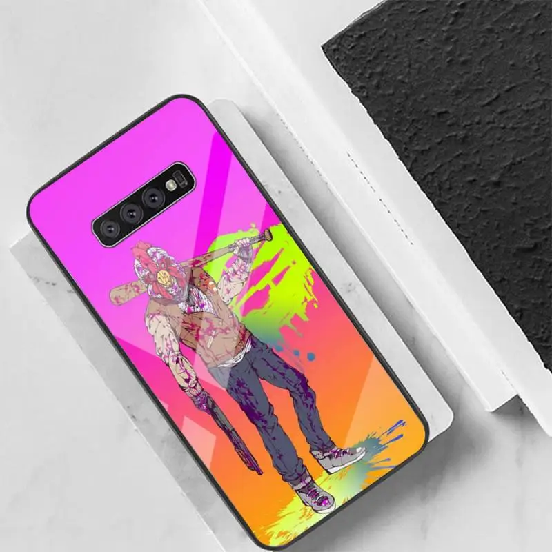 

Cool Game Hotline Miami New Personalized Phone Case For Galaxy Tempered Glass Cases Apply To S10 S9 S8 S7 S6edge Plus TPU Cover