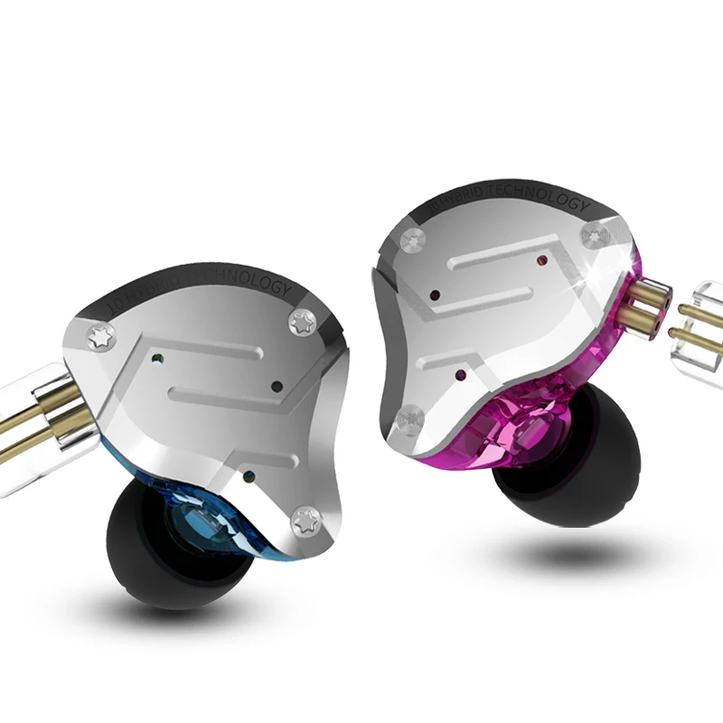 KZ ZS10 PRO 4BA + 1DD гибридные наушники гарнитура Hi Fi в ухо монитор для игровой