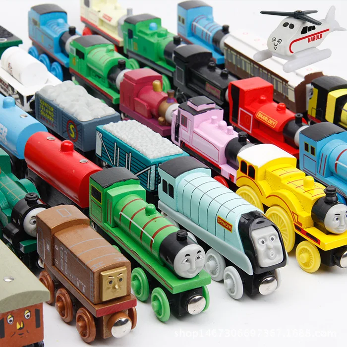 New Emily Wood Train Magnetic Wooden Trains Model Car Toy Co