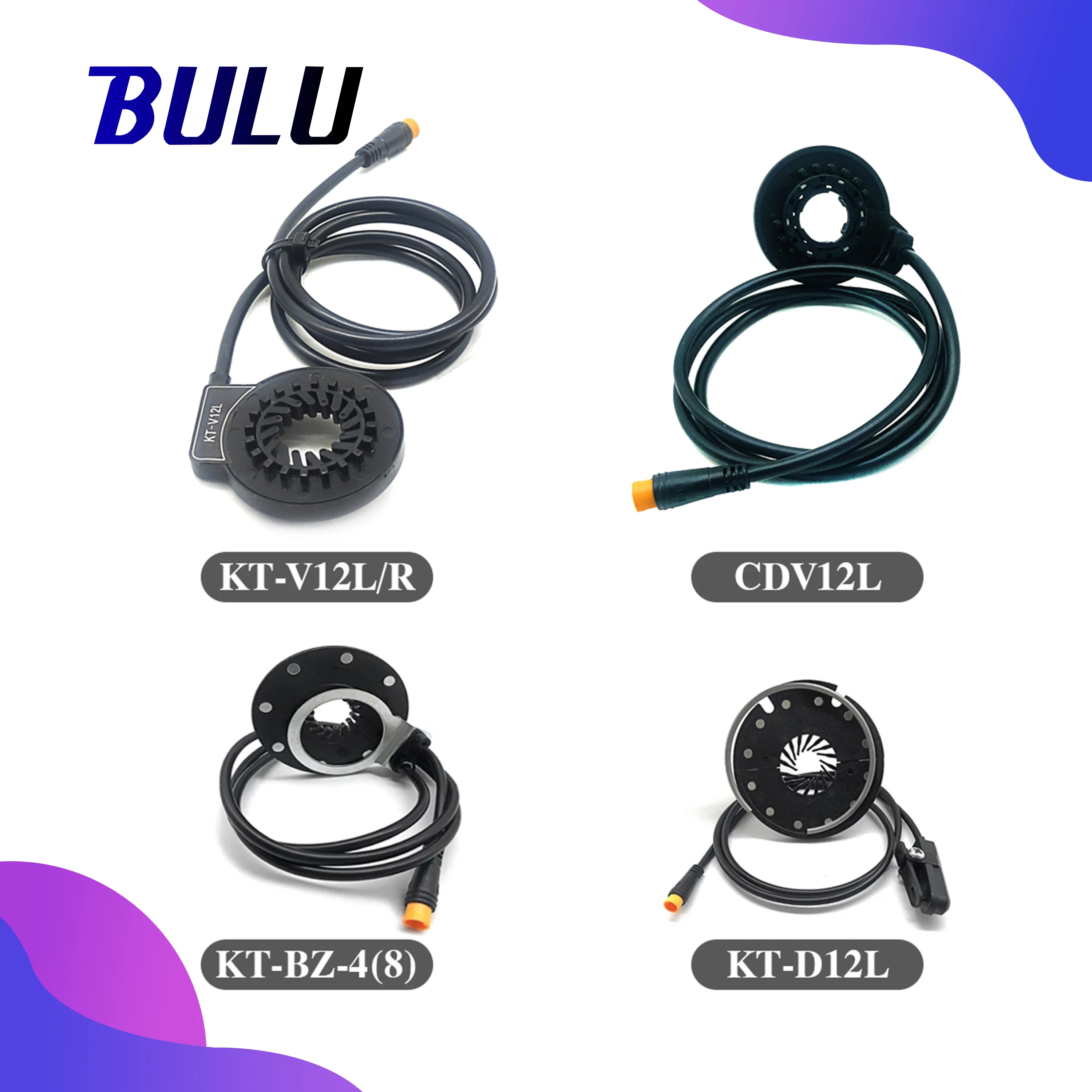 Ebike PAS Sensor KTV12 CDV12L 12 магнитов Левая Правая педаль вспомогательный датчик двойной