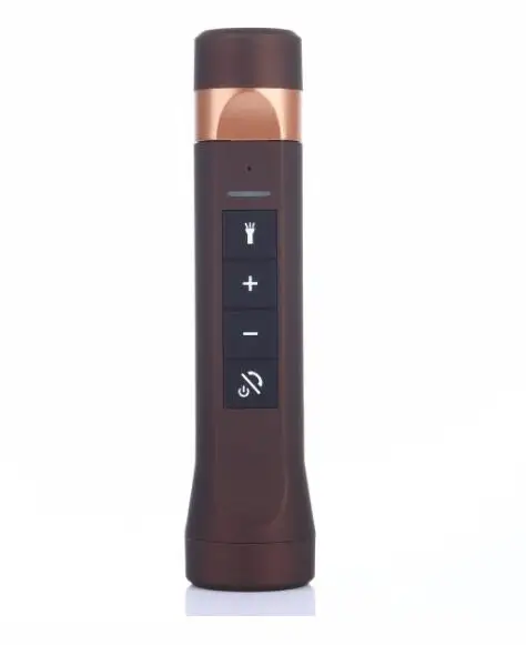 Brown Динамик для велосипеда MP3-плеер USB TF слот кардридера езды аудио спортивный динамик с функцией Bluetooth Литий-ионный аккумулятор fm-радио светодиодный фонарик - Цвет: Brown