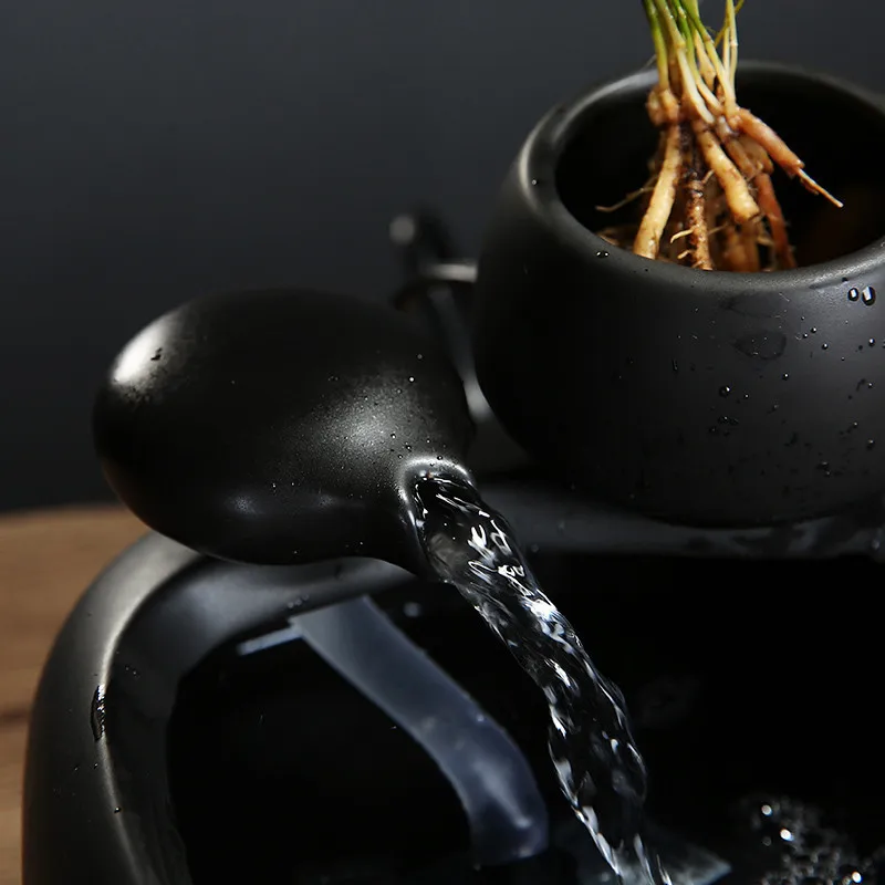 Креативные украшения для фонтана в помещении увлажнитель воздуха офиса фэн шуй