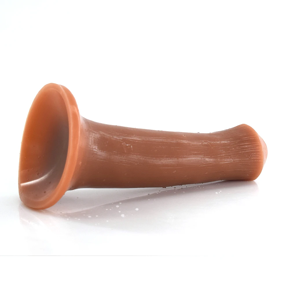 FAAK Pleurotus eryngii дизайн Анальная пробка с присоской двойной слой силиконовый мягкий