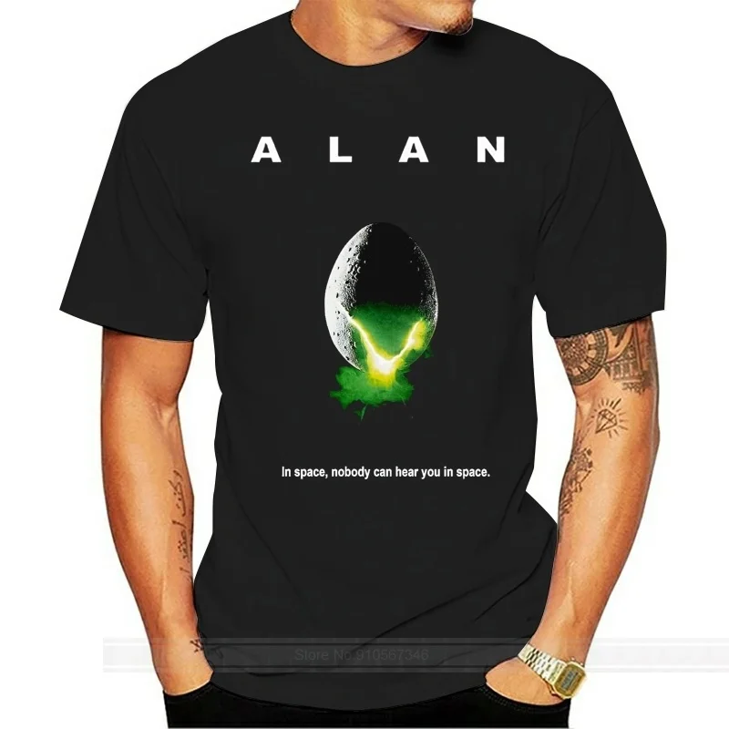 

Allen T-shirt in space "no one in space can hear your voice", alien Allen T-shirt in space, T-shirt