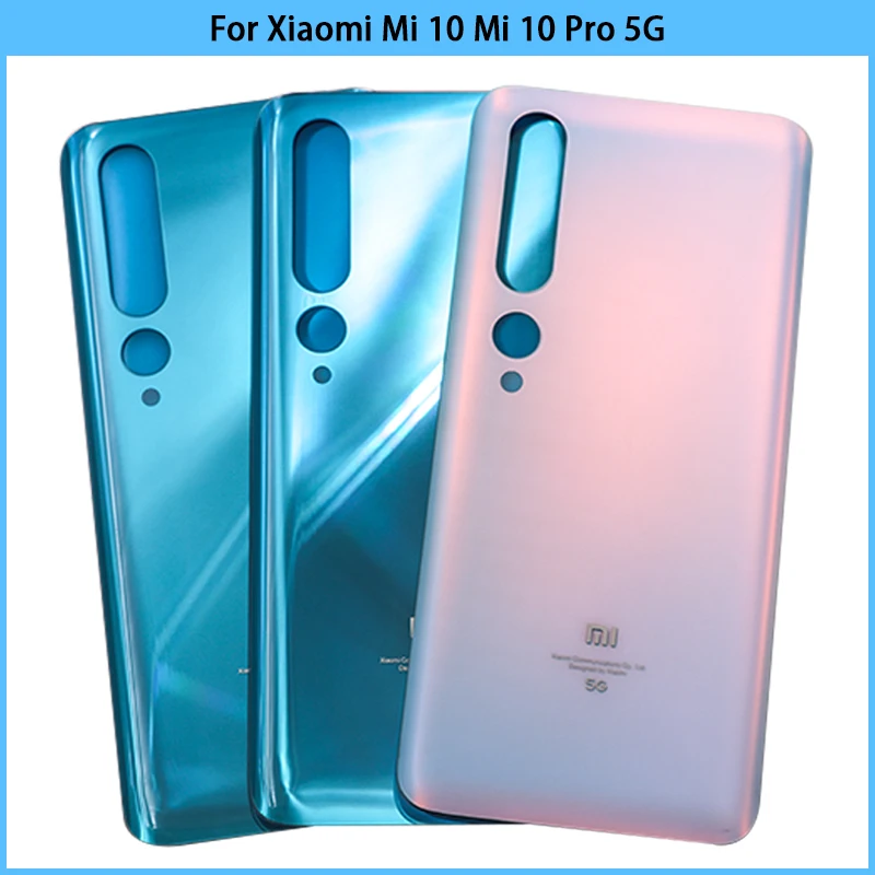 Новинка для Xiaomi Mi10 Mi 10 Pro 5G задняя крышка аккумулятора 3D стеклянная панель дверь