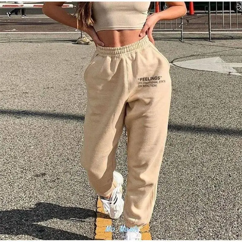 

HOUZHOU Y2k Harem Sports Pants Joggers Women Harajuku High Waist Loose Sweatpan Jogging Korean Style Streetwear Casual Trousers