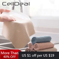home microfiber towels for kitchen absorbent thicker cloth for cleaning micro fiber wipe table kitchen towel kitchen anti grease
