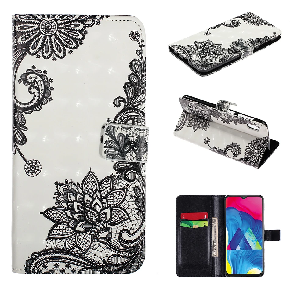 Coque флип чехол для телефона из искусственной кожи для samsung Galaxy S10 S10e S9 S8 плюс S7 S6 край S5 A10 A20 A30 A40 A50 A70 M10 M20 M30 крышка