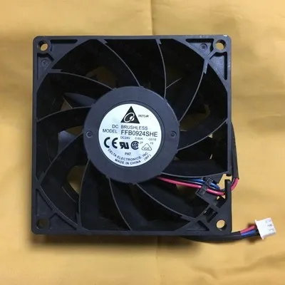 FFB0924SHE мебель для дома в DELTA DC24V 0,60 A 92x92x38 мм осевой вентилятор потока