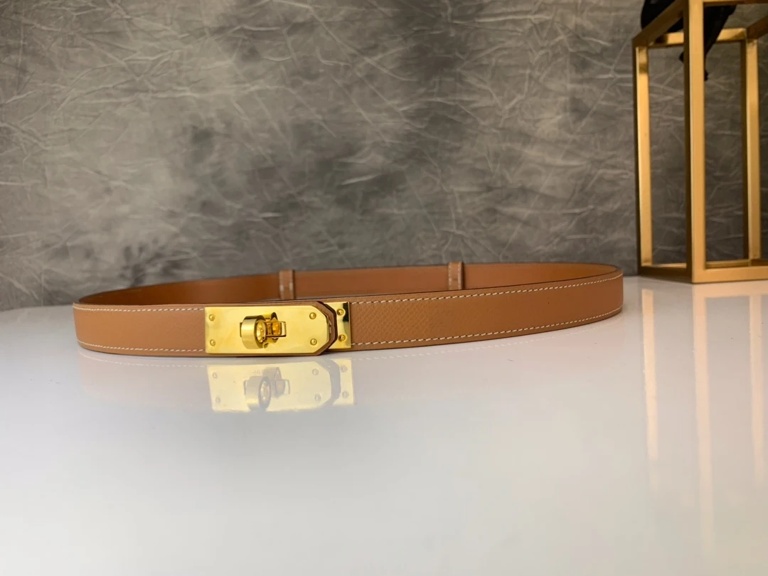 

Роскошный дизайнерский модный простой Универсальный тонкий пояс из натуральной кожи