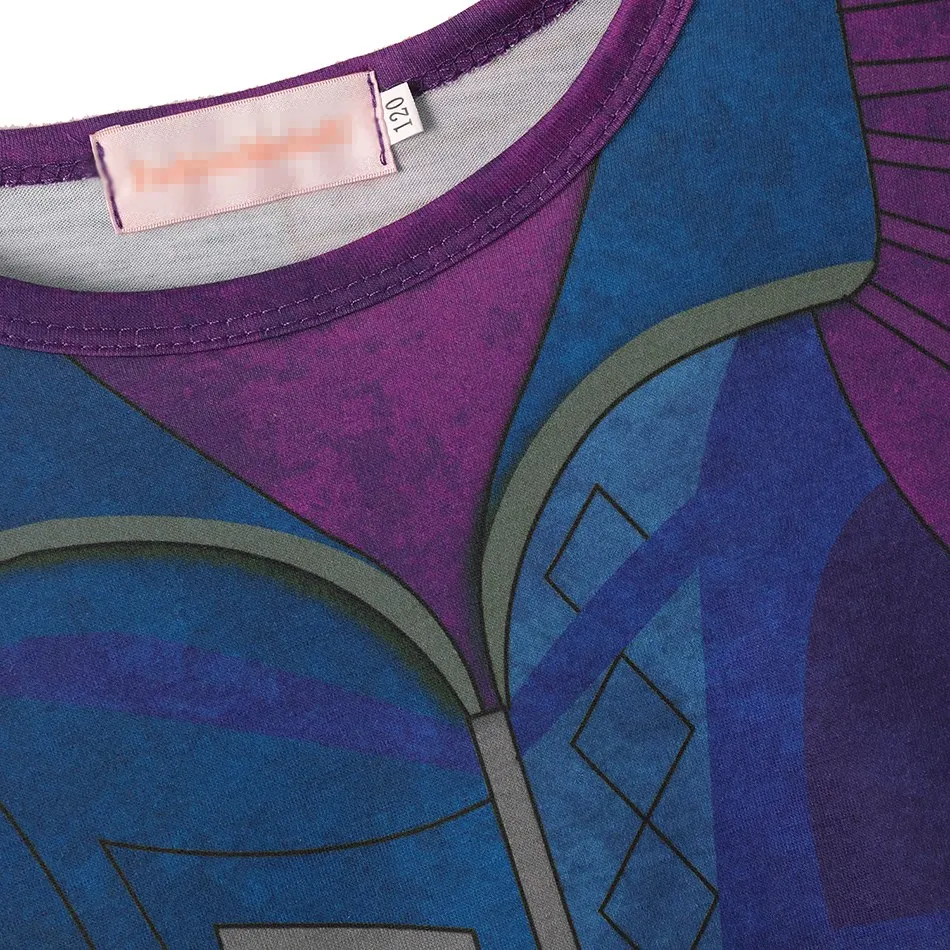 VOGUEON потомки 3 пачка для девочек платье детей Maleficent Uma Одри мал ЕВИ костюм принцессы вечерние костюмы на Хэллоуин