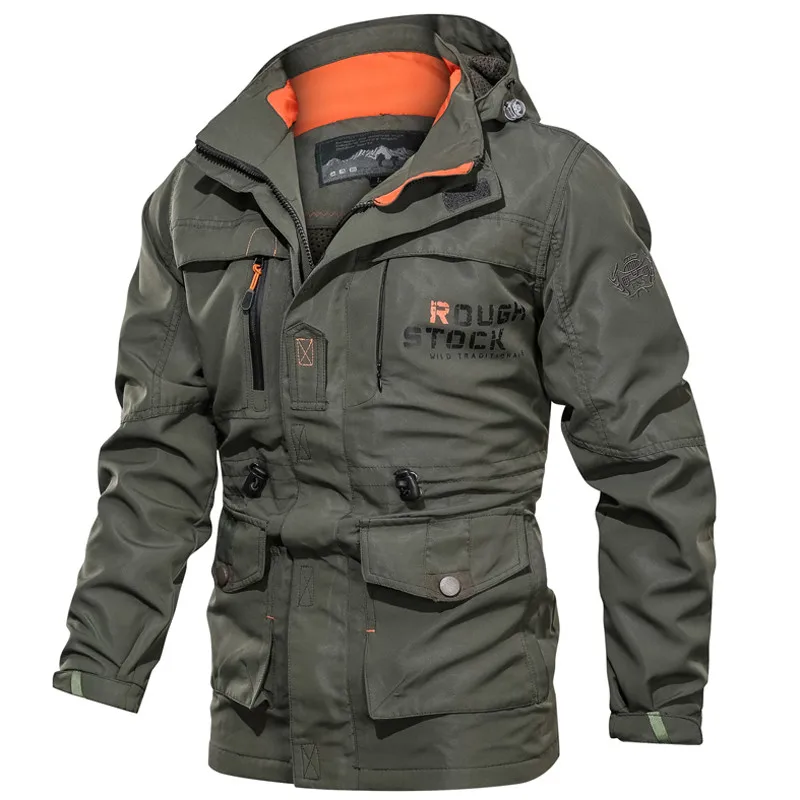Военный стиль походные куртки Осень зима мужские водонепроницаемые