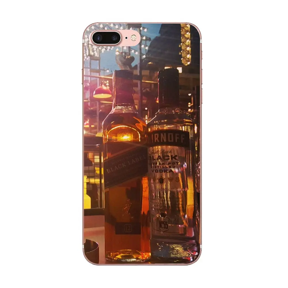 Art Luxury glass of wine Phone Case Alcohol Drinking Vodka For Apple iPhone X XS Max XR 4 4S 5 5C 5S SE 6 6S 7 8 Plus | Мобильные