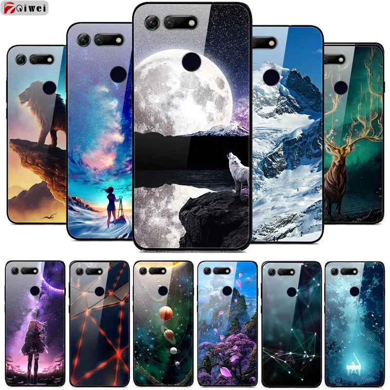 Чехол для huawei Honor View 20 20 S, закаленное стекло с принтом, чехол для huawei Honor 20 S, MAR-LX1 чехол для huawei View 20 V20