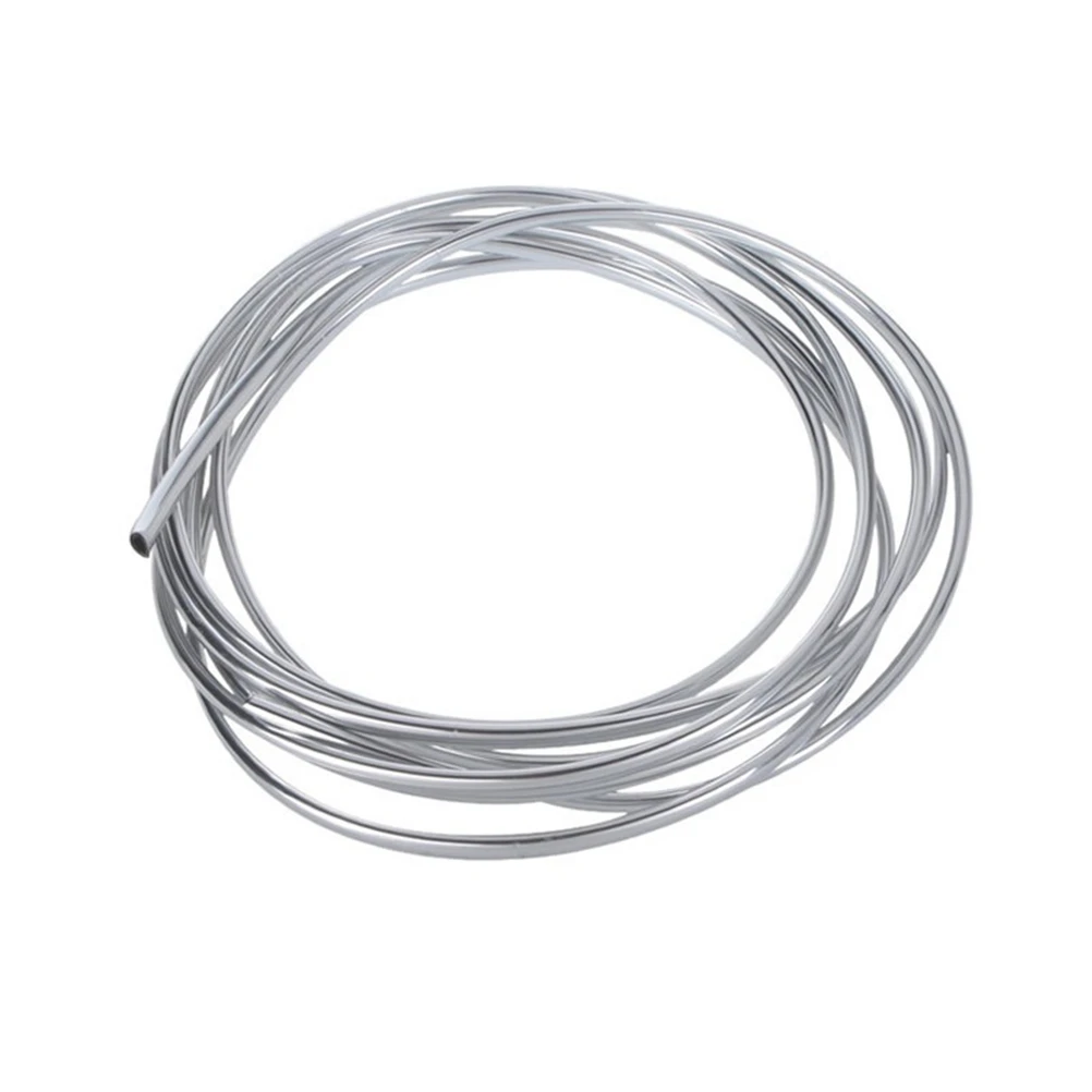 

1pc 6m Sliver Car Styling Interior Decorative Car Vent Chrome Moulding Trim Strip Protector Roll Strips Line DIY Sticker