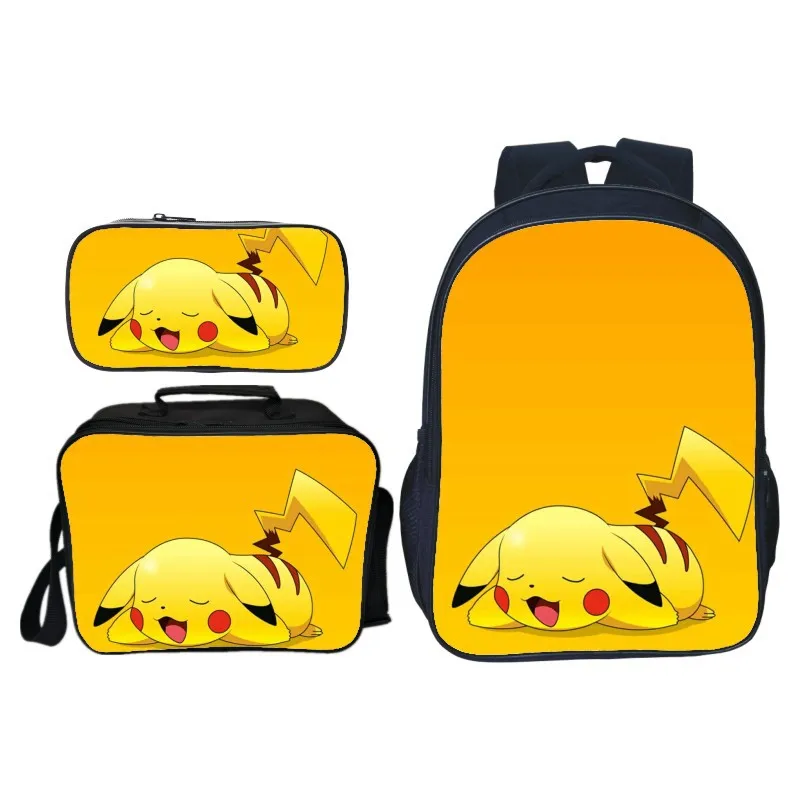 Набор из 3 предметов рюкзак с карманами в виде монстра школьная сумка через плечо