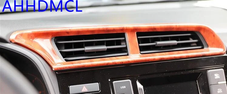 

Молдинги для салона автомобиля, модификация декоративной отделки, рамка, внутренние блестки, цвет красного дерева для 2014, 2015, 2016, 2017, 2018