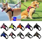Регулируемая шлейка для собак и кошек, светоотражающая и дышащая шлейка для маленьких и больших собак, жилет, товары для домашних животных