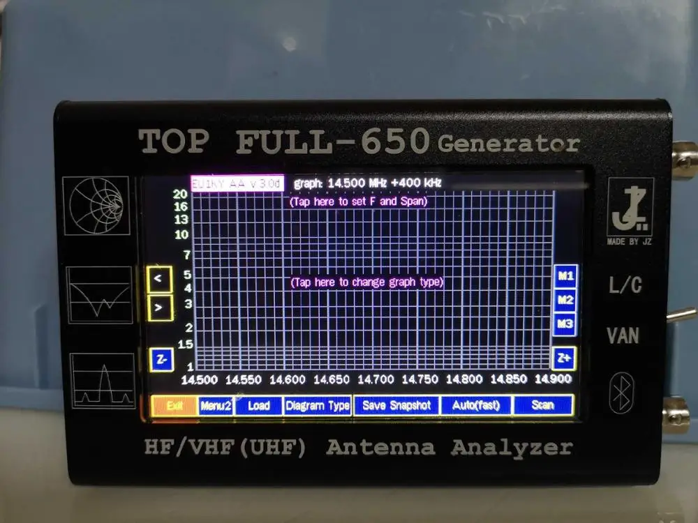 HF/VHF/UHF 4 3 &quotсенсорный ЖК дисплей 0 1 1300 МГц ГГц ANT SWR портативный антенный