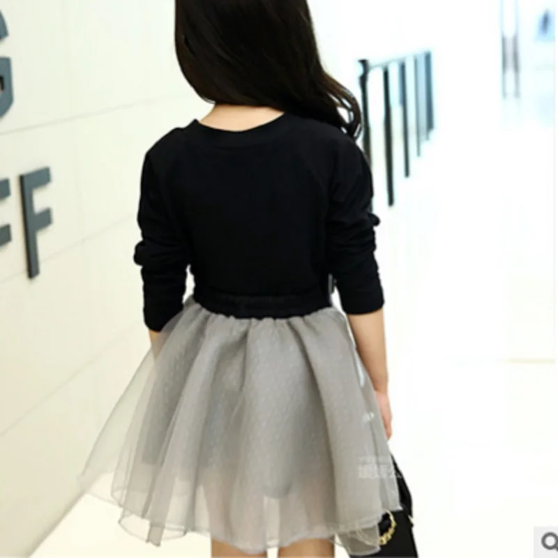 Крутое Сетчатое платье для девочек комплект одежды новинка 2019 летние комплекты