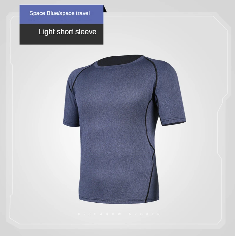 

Cycling Sports Tops Spring Summer Men's Quick Drying Polyster Top Tight Stretch Short Sleeve T-Shirt Outdoor Running Fitness Top