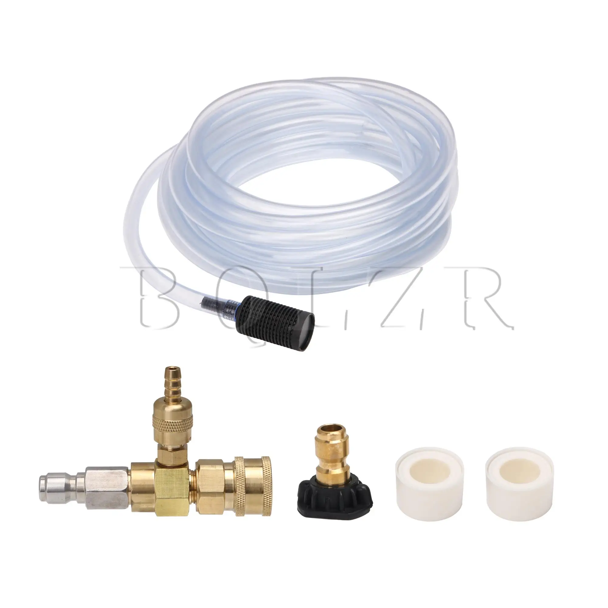 

BQLZR 3/8" Adjustable Liquid Dispenser Set with Hose for High Pressure Washer