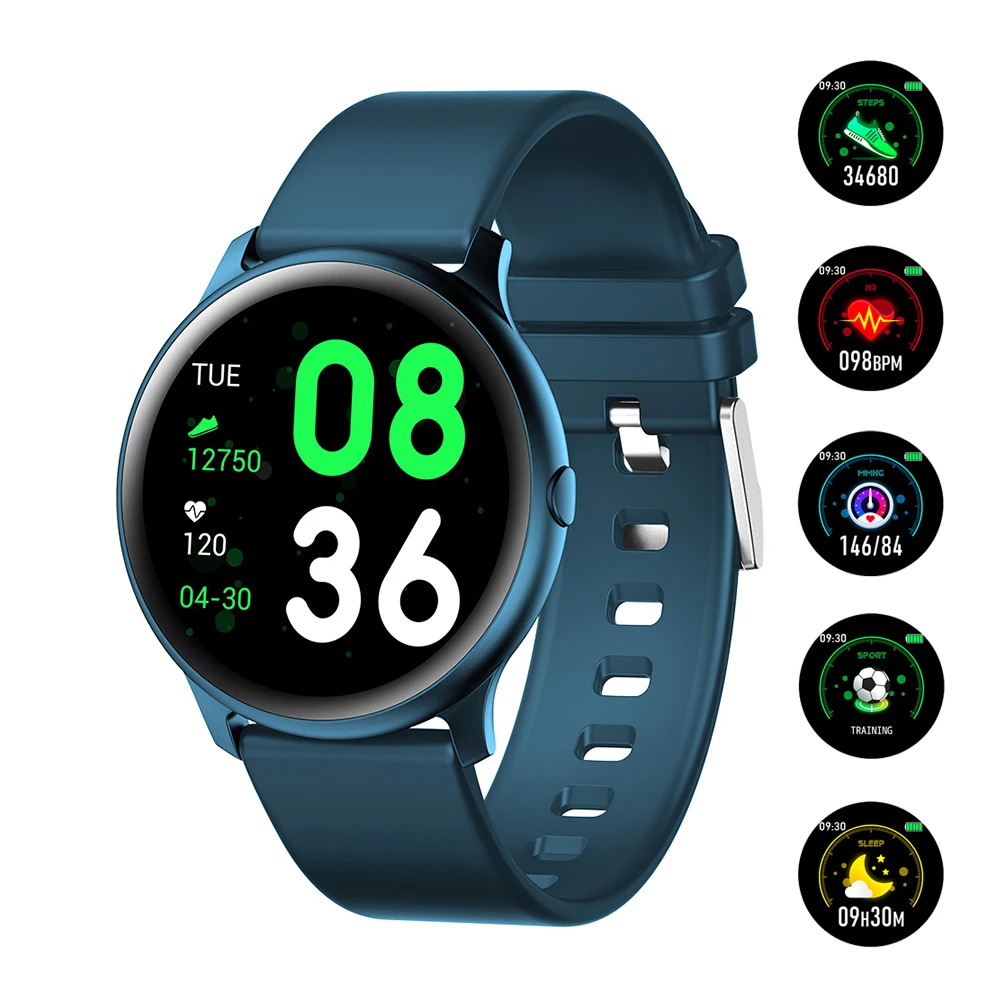 Умные часы пульсометр кровяное давление Мужские Женские умные спортивные для