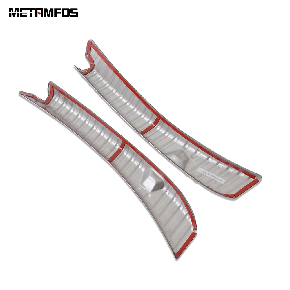 Для Tesla модель 3 2018 2021 внутренняя Задний багажник бампер ног отделка хвост порогов