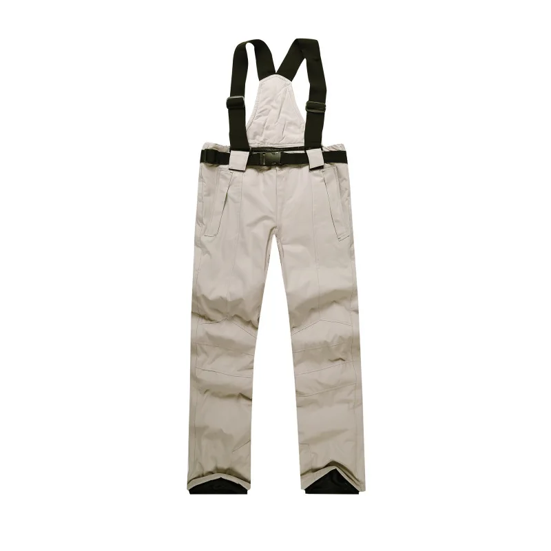 Men Ski Pants 2019 New Warm Outdoor Sports Waterproof Women's Snow Trousers Adult Suspenders Winter Snowboarding | Спорт и
